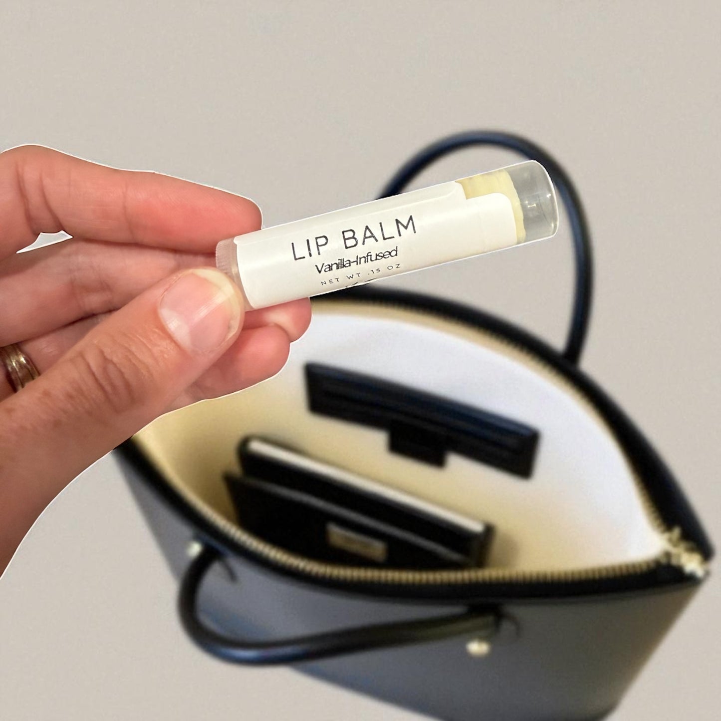 Vanilla-Infused Tallow Lip Balm