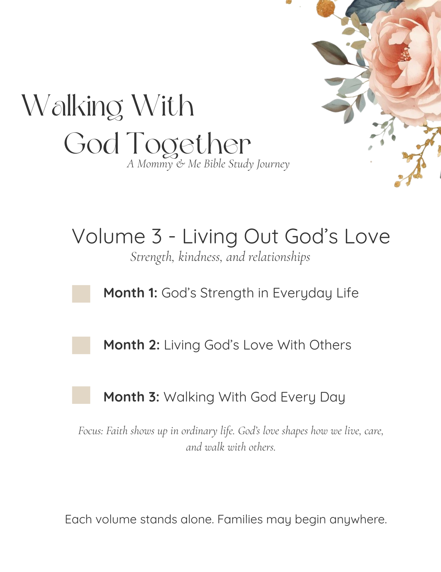 Walking With God Together - Volume 3