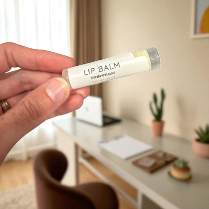 Vanilla-Infused Tallow Lip Balm